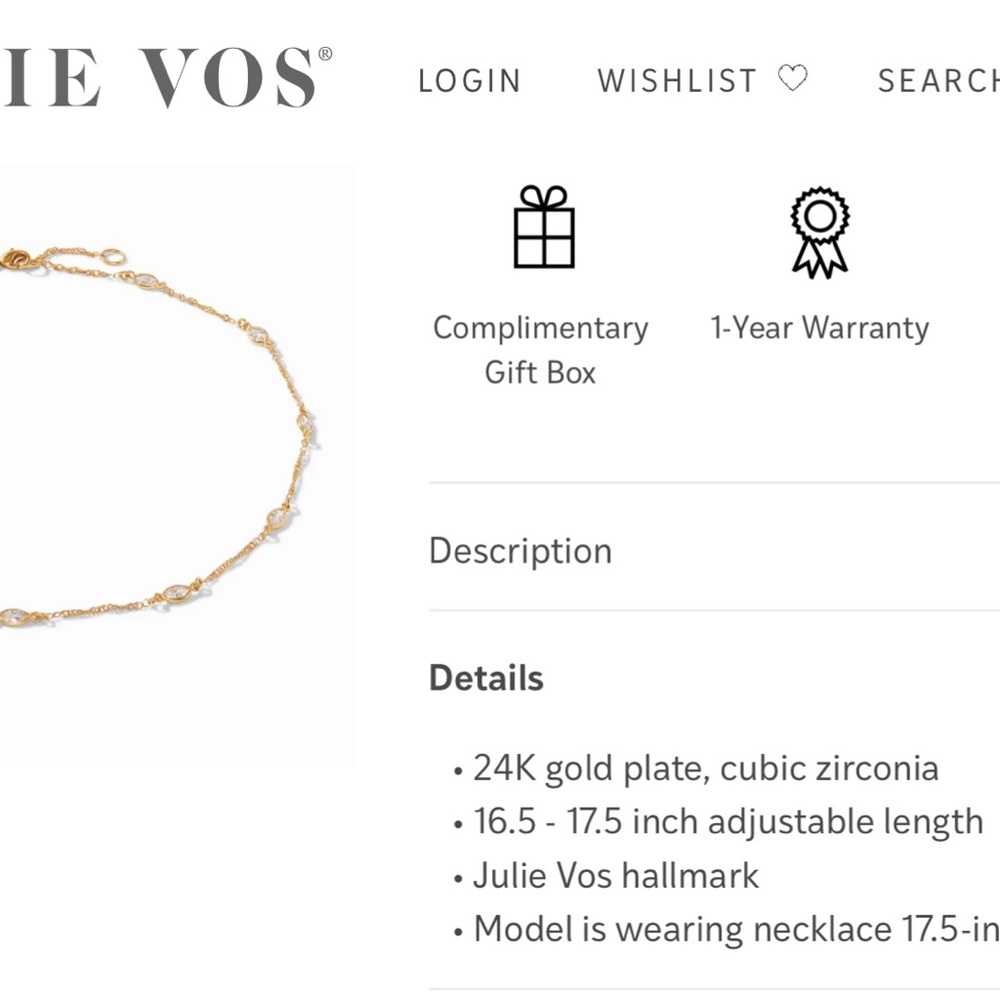 Julie Vos necklace
